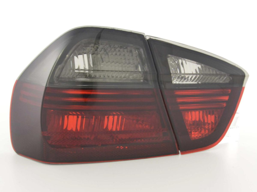 Paire de Feux arrières pour BMW Série 3 E90 Limousine, rouge/noir