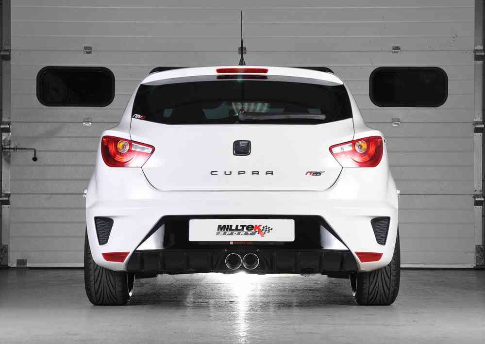 Het is de bedoeling dat materiaal evolutie Milltek Seat Ibiza Cupra / 180 hp 1.4 TSI Bocanegra - Sp Newconcept