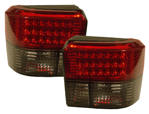 Feux arrière LED VW Bus T4 90-03  rouge NOIR