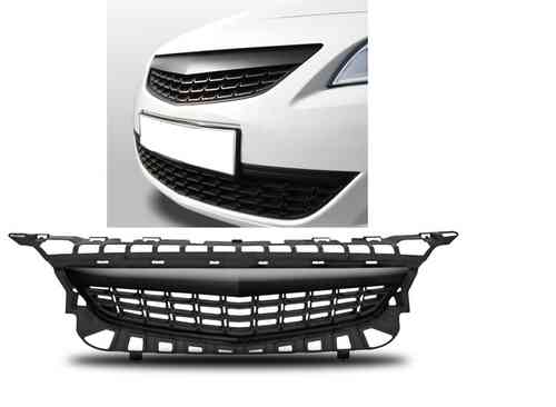 Calandre pour Opel Astra J ABS noir sans emblème non GTC