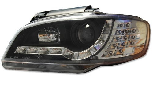 Paire de phares DAYLINE headlights pour Seat Ibiza 6K2 99-02 Black