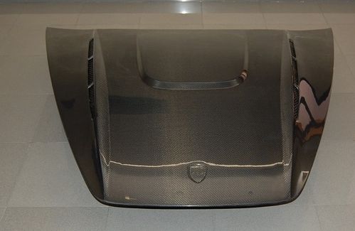Capot carbone look Turbo pour Porsche Cayenne 2011 958