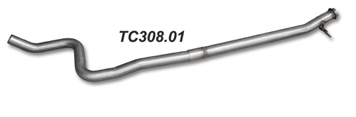 Tube central (suppression du silencieux central d'origine) pour Peugeot 308 GTI 1.6 (270ch) 2015-