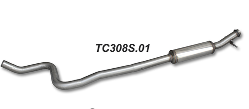Tube central avec silencieux pour Peugeot 308 GTI 1.6 (270ch) 2015-