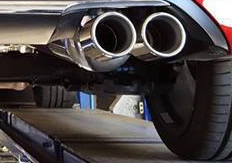 Silencieux arrière Tube avec sortie 2 x diam. 80 pour Peugeot 207 1.6 16V GTi, RC
