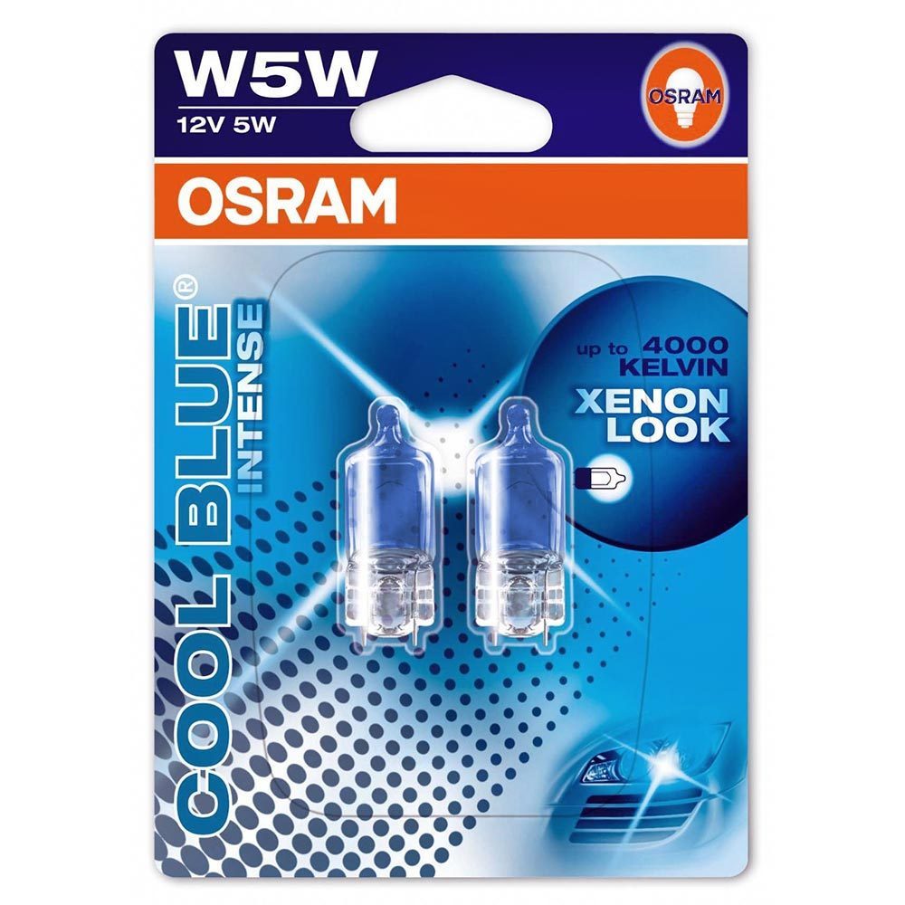 2x MITSUBISHI COLT MK7 Genuine OSRAM Cool Blue Intense Number Plate Light Bulbs 