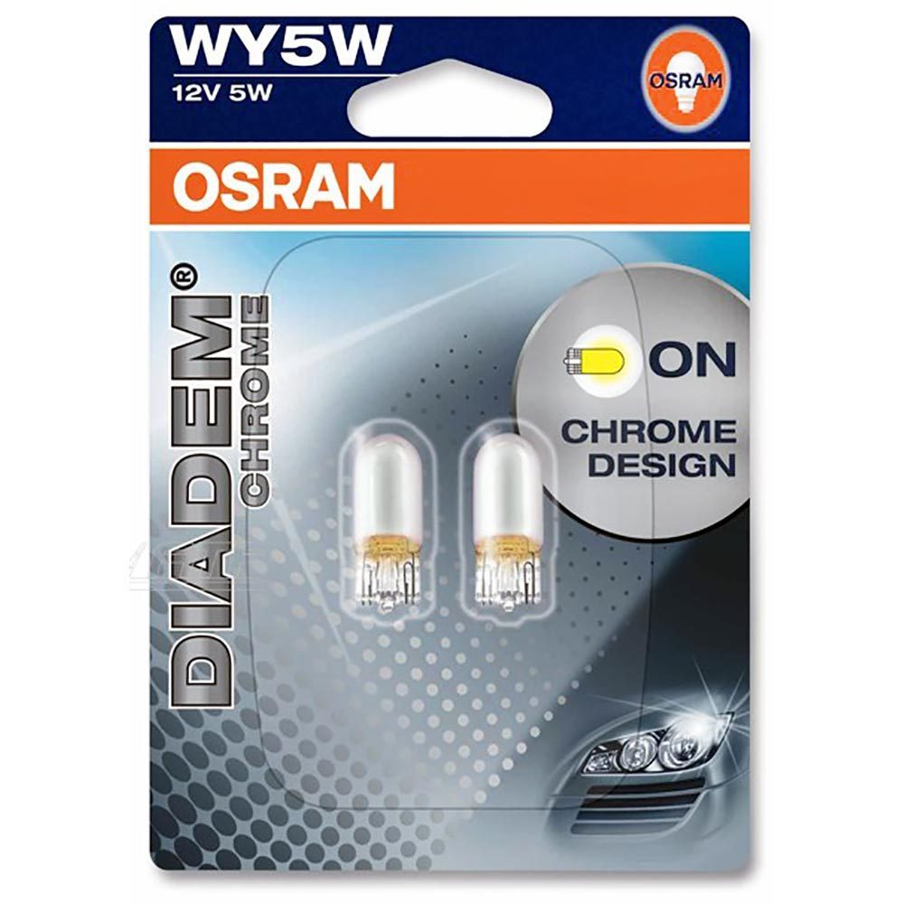 2x Skoda Felicia MK2 Osram Diadem Chrome Amber Side Indicator Light Bulbs Pair