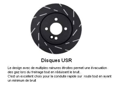 Jeu de deux disques rainurés série Ultimax USR, USR1844