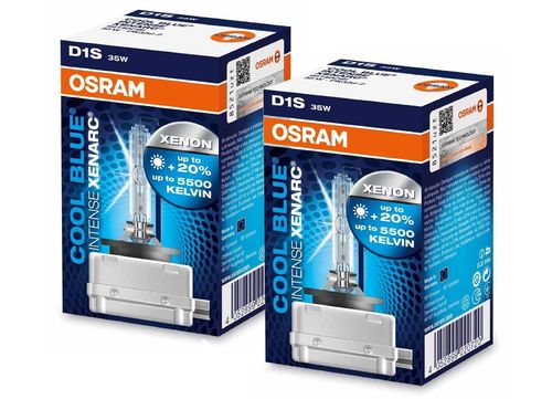 Ampoules Xenon Osram Cool Blue Intense D1S 35W 85V 2 pièces